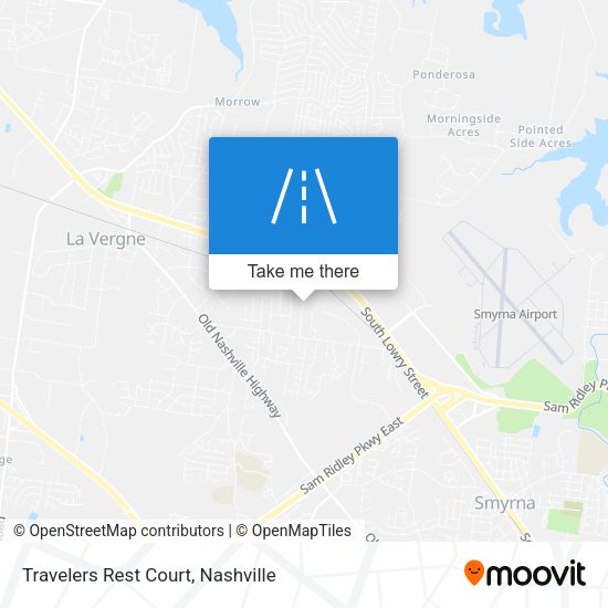 Mapa de Travelers Rest Court