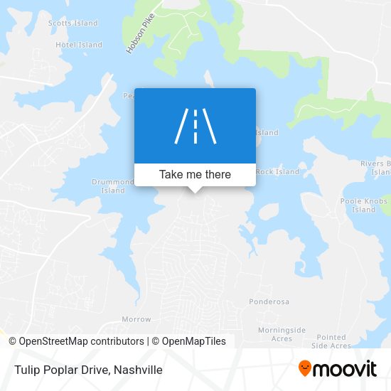 Mapa de Tulip Poplar Drive