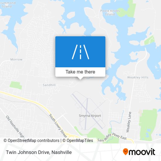 Mapa de Twin Johnson Drive