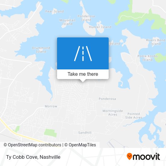 Mapa de Ty Cobb Cove