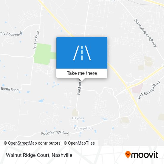 Walnut Ridge Court map
