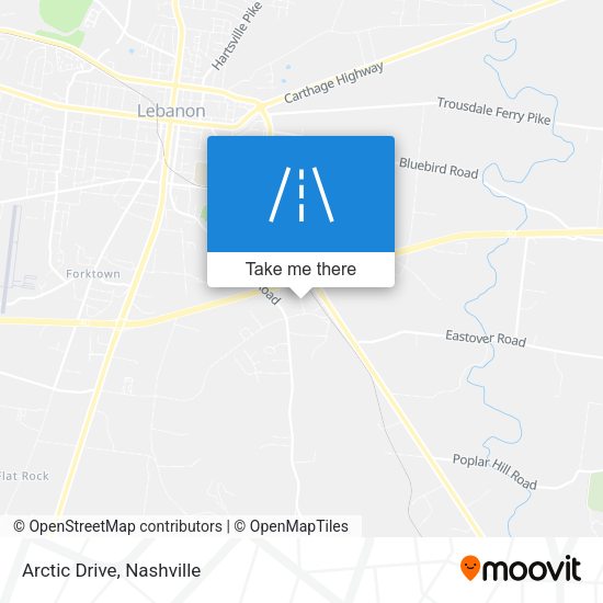 Mapa de Arctic Drive