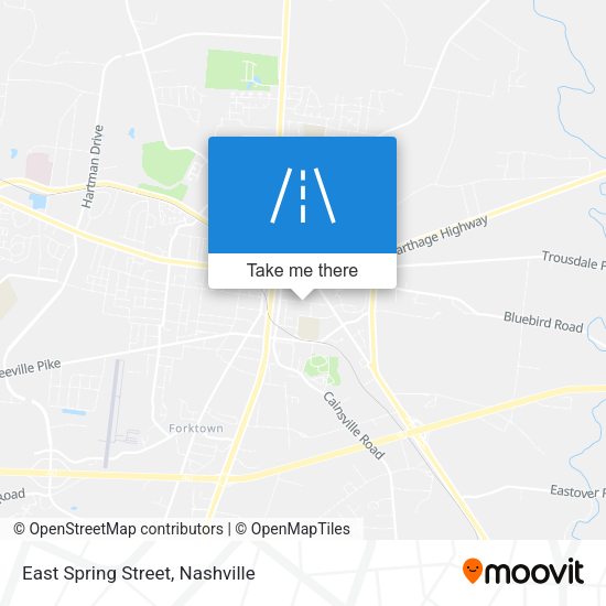 Mapa de East Spring Street