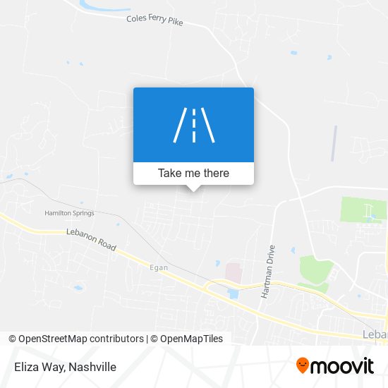 Eliza Way map