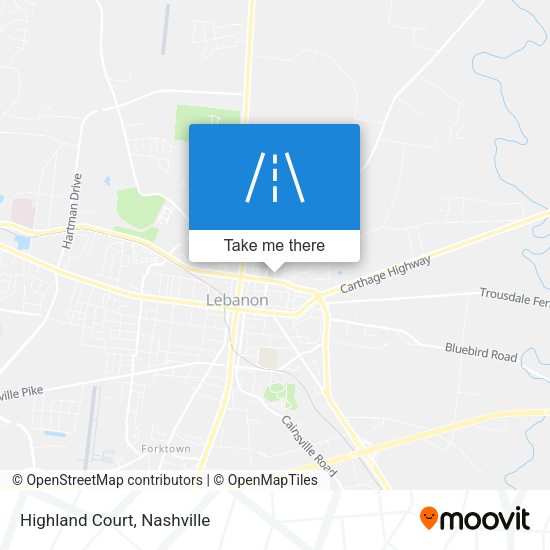 Highland Court map
