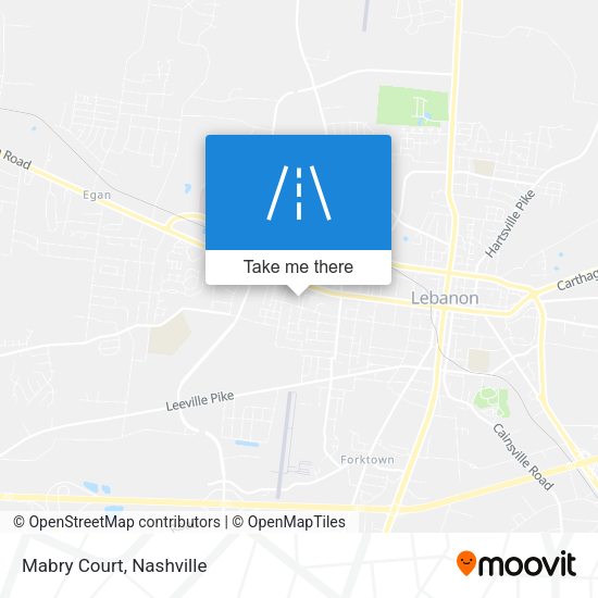 Mapa de Mabry Court