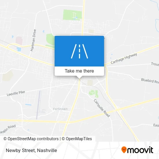 Newby Street map