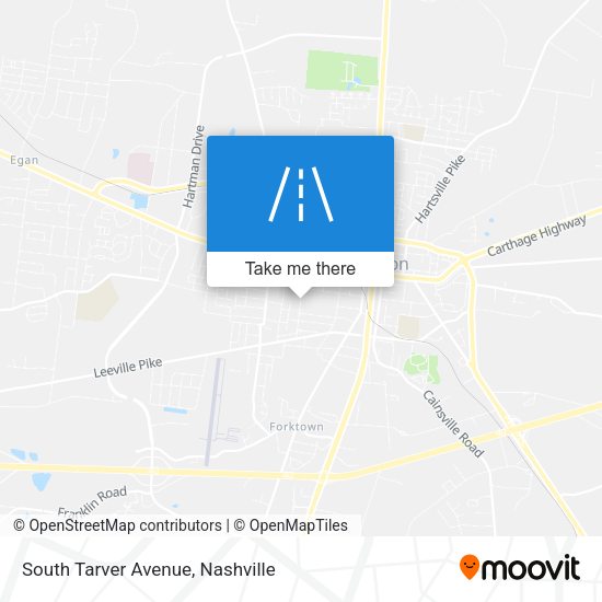 South Tarver Avenue map
