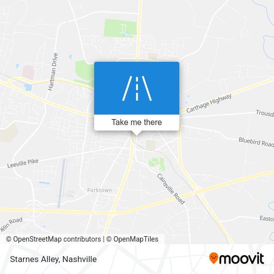 Mapa de Starnes Alley