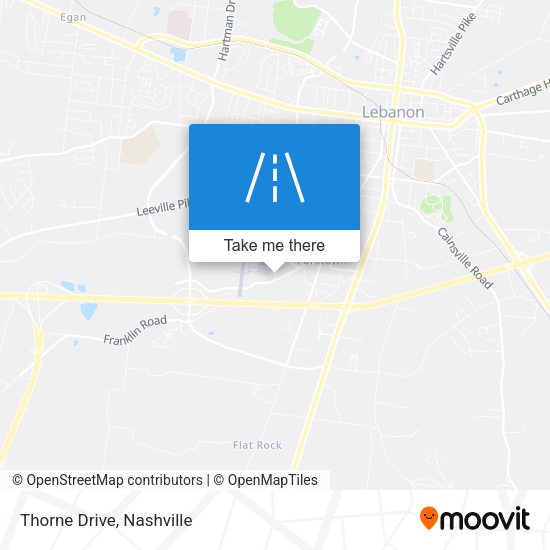 Thorne Drive map