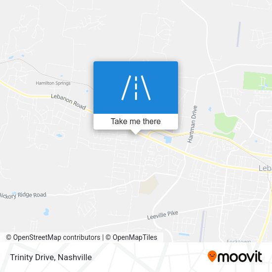 Mapa de Trinity Drive