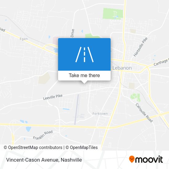 Vincent-Cason Avenue map
