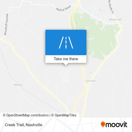 Mapa de Creek Trail
