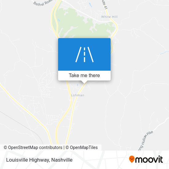 Louisville Highway map