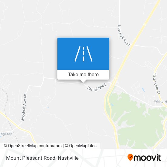 Mount Pleasant Road map
