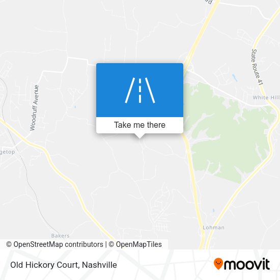 Old Hickory Court map