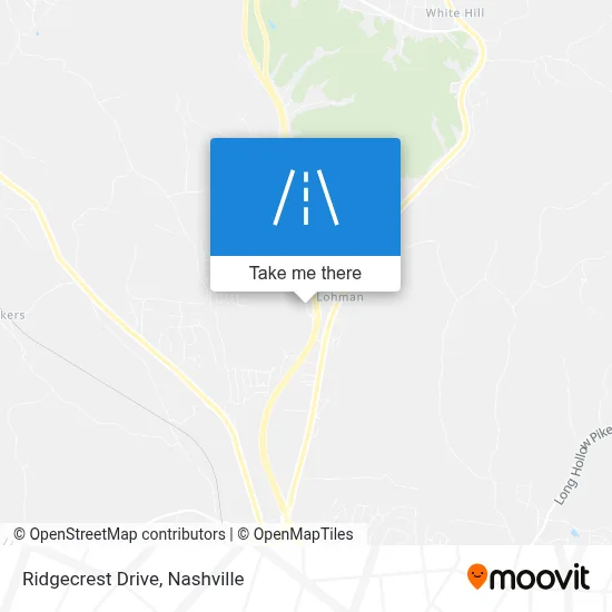 Ridgecrest Drive map