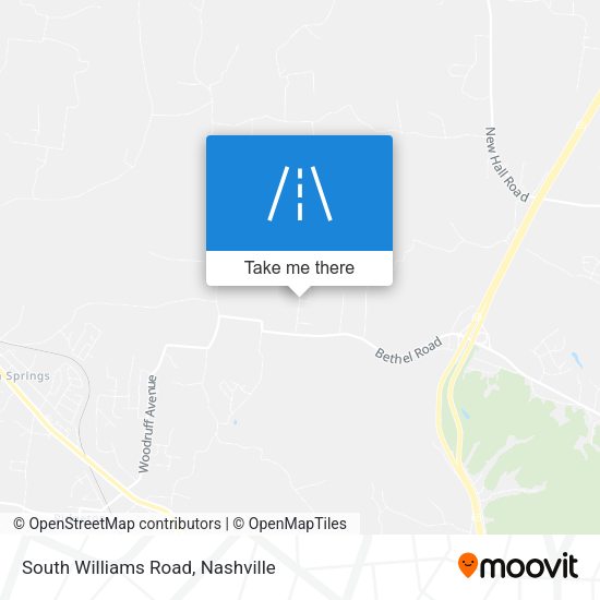 Mapa de South Williams Road