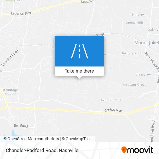 Mapa de Chandler-Radford Road