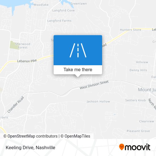 Mapa de Keeling Drive