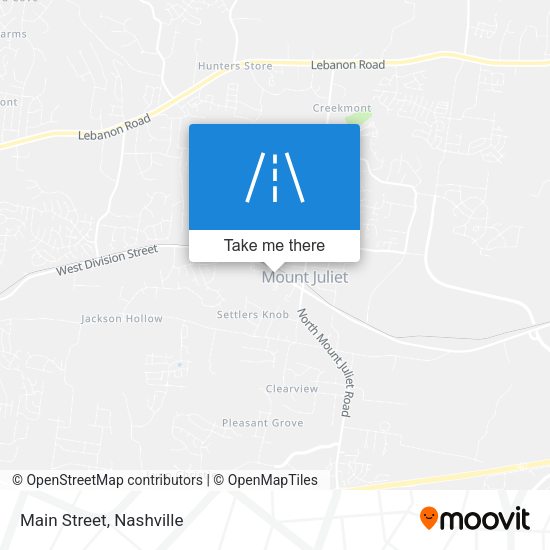 Mapa de Main Street