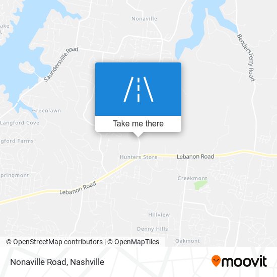 Nonaville Road map