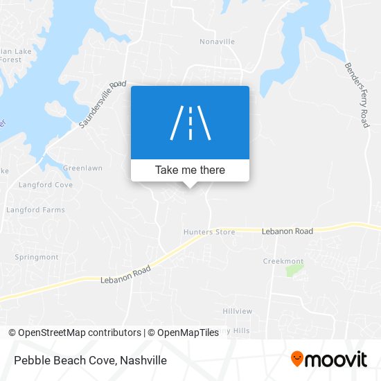 Pebble Beach Cove map