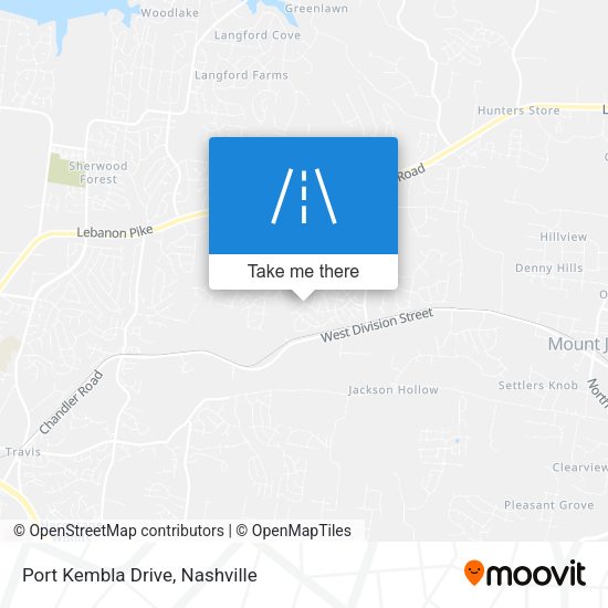 Port Kembla Drive map