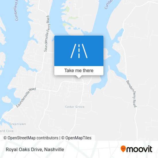 Mapa de Royal Oaks Drive