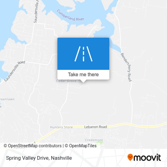 Spring Valley Drive map