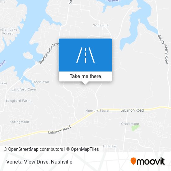 Veneta View Drive map