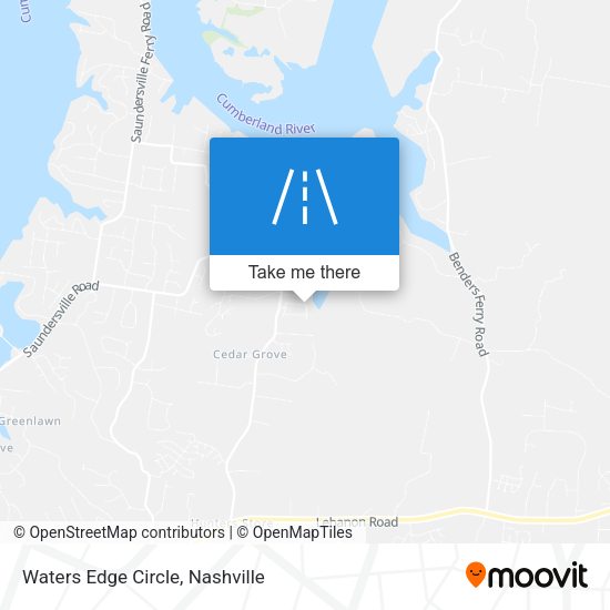Mapa de Waters Edge Circle
