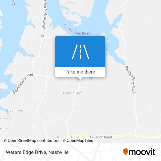 Waters Edge Drive map