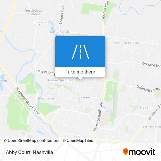 Mapa de Abby Court