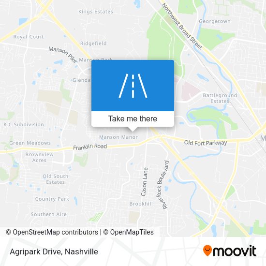 Mapa de Agripark Drive