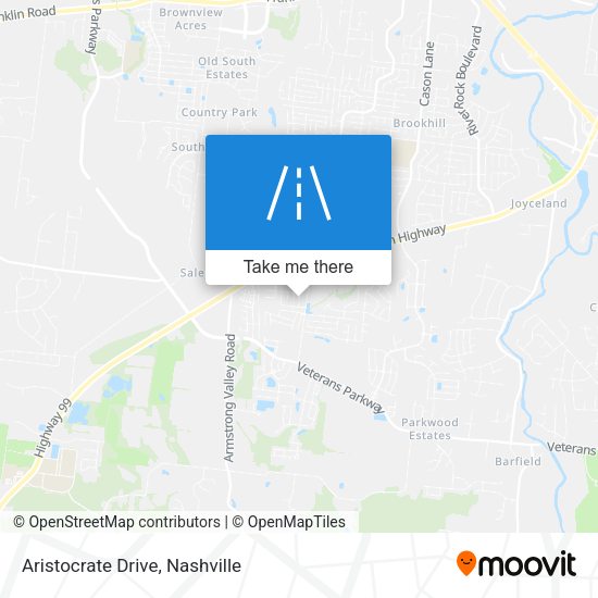 Aristocrate Drive map