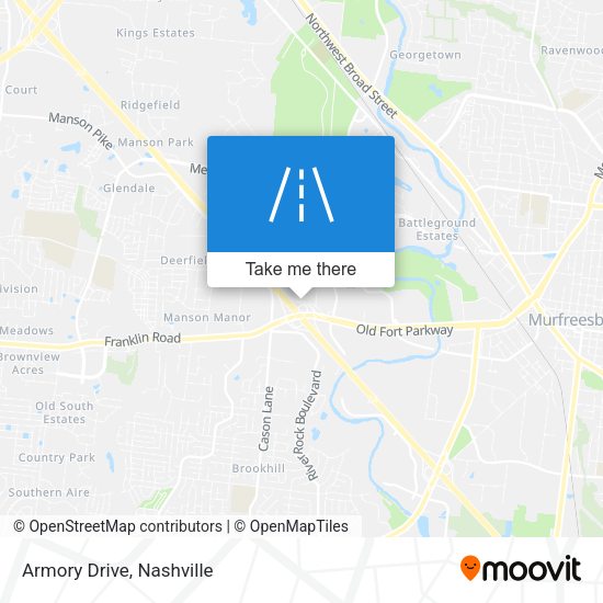Mapa de Armory Drive