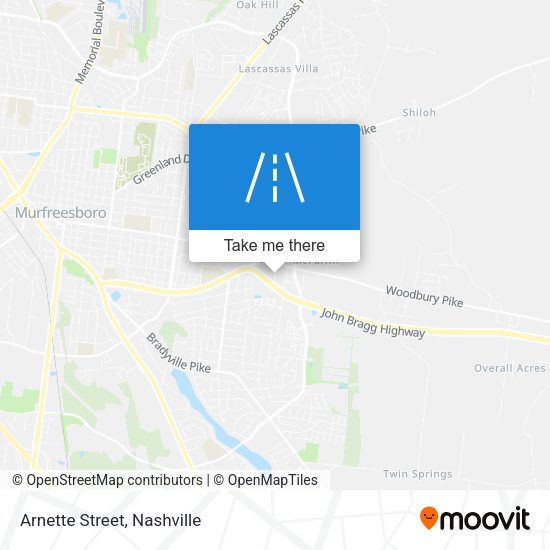 Mapa de Arnette Street