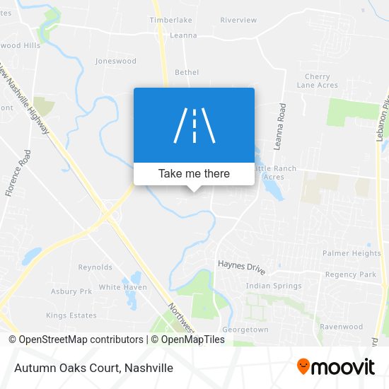 Autumn Oaks Court map