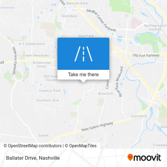 Mapa de Ballater Drive