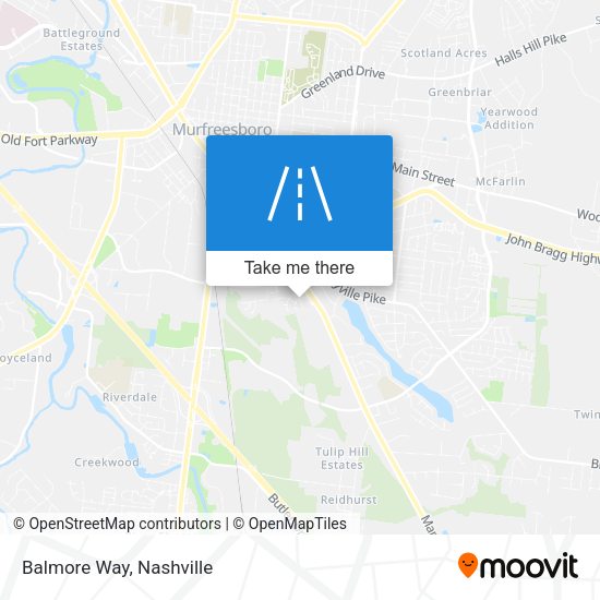 Mapa de Balmore Way