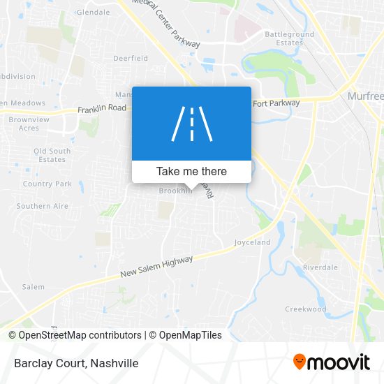 Mapa de Barclay Court