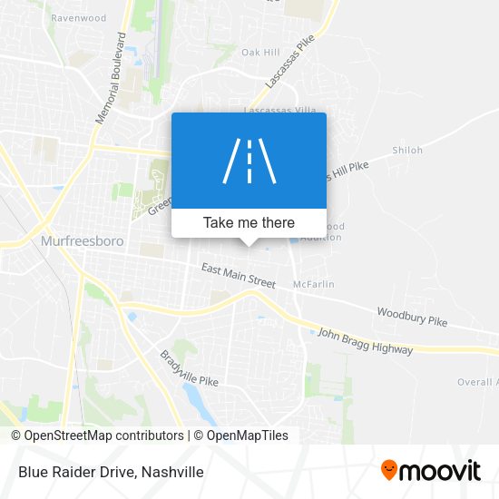 Blue Raider Drive map