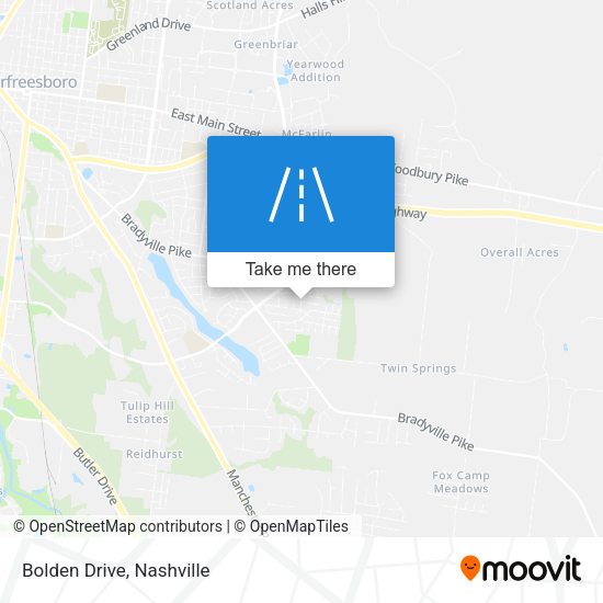 Mapa de Bolden Drive