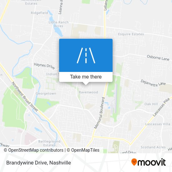 Brandywine Drive map