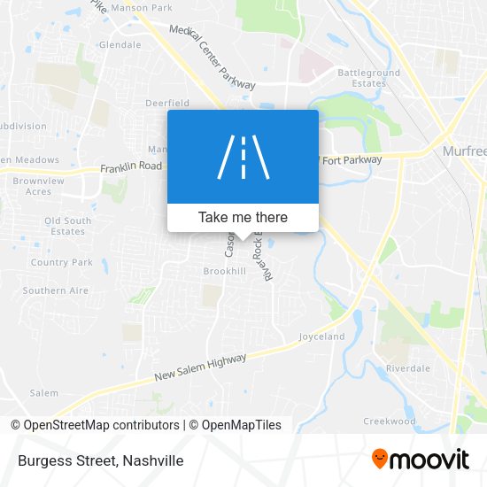 Burgess Street map