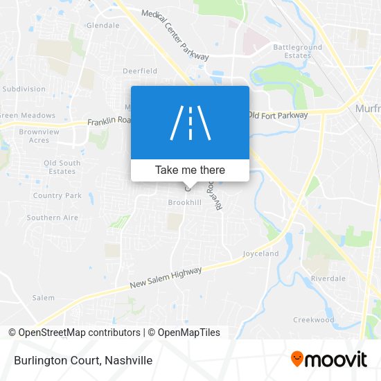 Burlington Court map