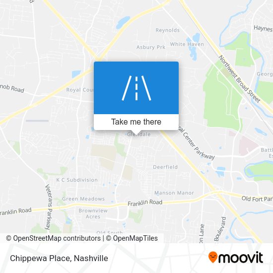 Mapa de Chippewa Place