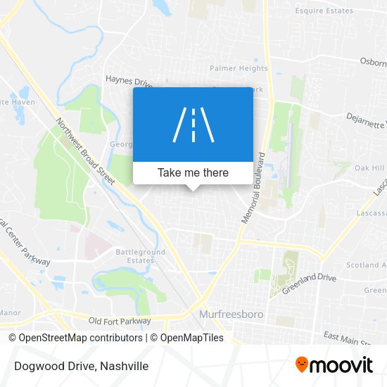 Mapa de Dogwood Drive