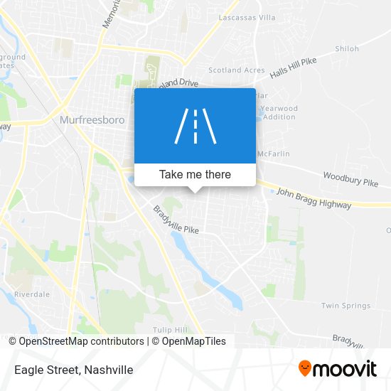 Mapa de Eagle Street
